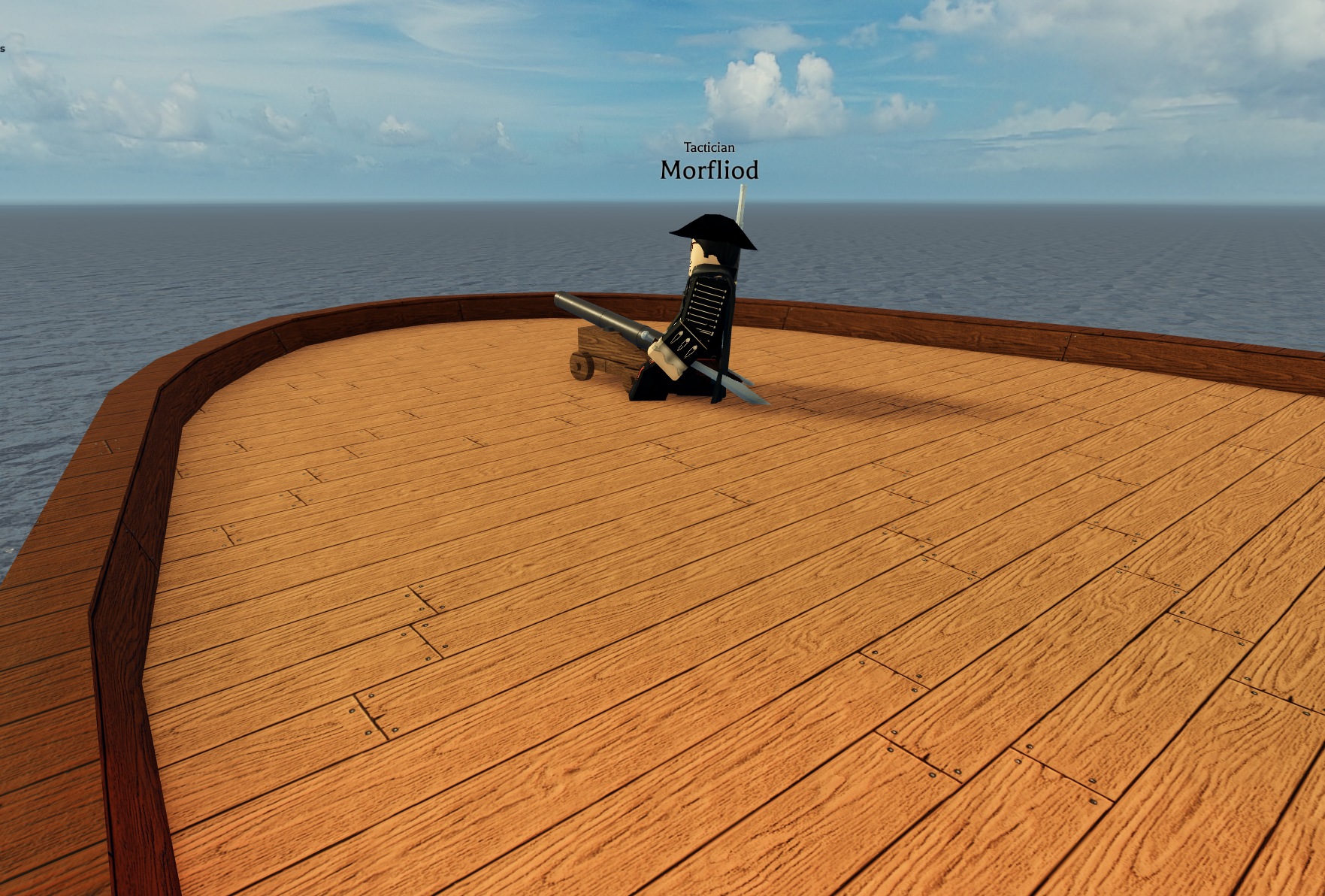 Morfliod on a cannon